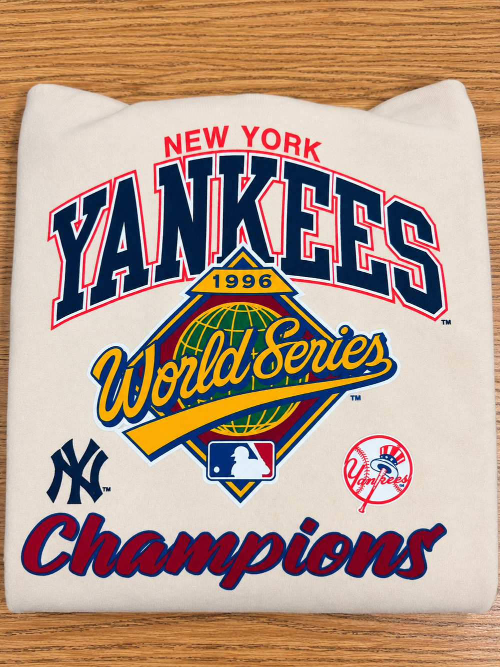 Mitchell & Ness NY Yankees 1996 World Series Champions Hoodie Large NWOT